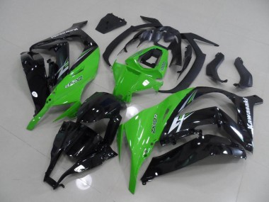 Kit Carenatura Completo ABS Kawasaki ZX10R 11-15 - Verde & Nero