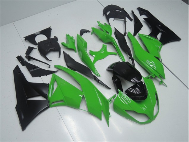 Kit Carenatura Completo ABS Kawasaki ZX6R 09-12 - Verde Nero Kit Carenatura Completo ABS Kawasaki ZX6R 09-12 - Verde Nero