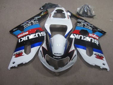 Kit Carenatura Completo ABS Suzuki GSXR 600 K1 K2 K3 01-03 - Bianco Blu Motul