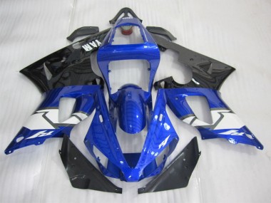 Kit Carenatura Completo ABS Yamaha R1 00-01 - Blu Nero Bianco