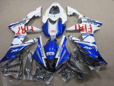 Kit Carenatura Completo ABS Yamaha R1 04-06 - Blu Bianco Motul Fiat
