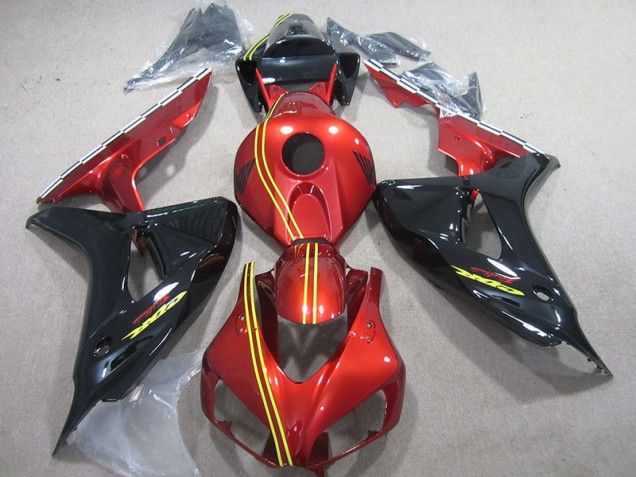 Kit Carenatura Iniezione Honda CBR 1000 RR 06-07 - Nero Rosso Giallo Kit Carenatura Iniezione Honda CBR 1000 RR 06-07 - Nero Rosso Giallo