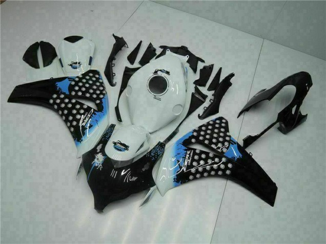 Kit Carenatura Iniezione Honda CBR 1000 RR 08-11 - Bianco Nero Kit Carenatura Iniezione Honda CBR 1000 RR 08-11 - Bianco Nero