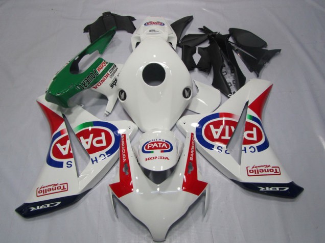 Kit Carenatura Iniezione Honda CBR 1000 RR 08-11 - Bianco Rosso PATA Kit Carenatura Iniezione Honda CBR 1000 RR 08-11 - Bianco Rosso PATA