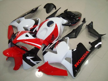 Kit Carenatura Iniezione Honda CBR 600 RR 05-06 - Rosso Bianco Nero
