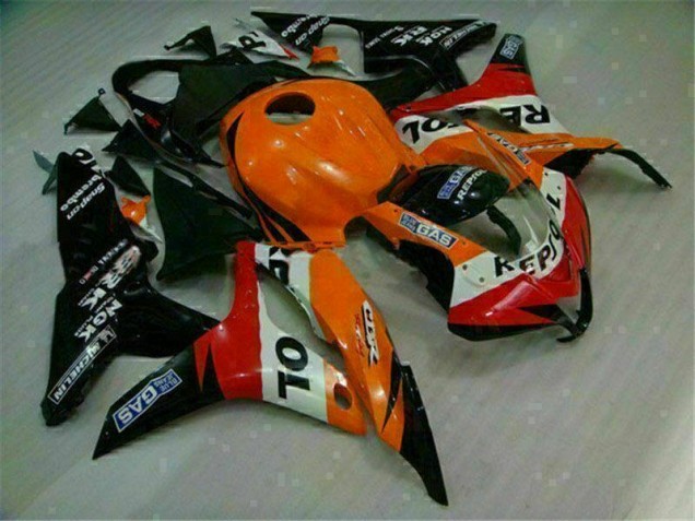 Kit Carenatura Iniezione Honda CBR 600 RR 07-08 - Arancia Nero Repsol Kit Carenatura Iniezione Honda CBR 600 RR 07-08 - Arancia Nero Repsol