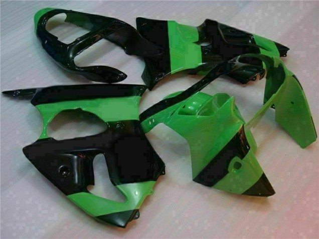 Kit Carenatura Iniezione Kawasaki ZX6R 00-02 - Verde Nero Kit Carenatura Iniezione Kawasaki ZX6R 00-02 - Verde Nero