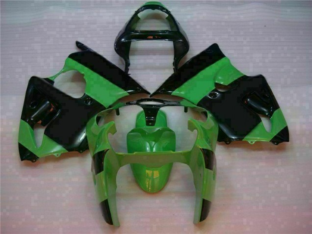 Kit Carenatura Iniezione Kawasaki ZX6R 00-02 - Verde Nero Kit Carenatura Iniezione Kawasaki ZX6R 00-02 - Verde Nero