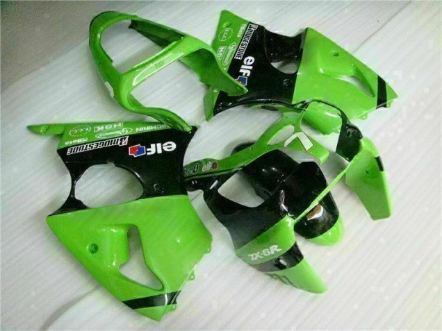 Kit Carenatura Iniezione Kawasaki ZX6R 00-02 - Verde Nero Kit Carenatura Iniezione Kawasaki ZX6R 00-02 - Verde Nero