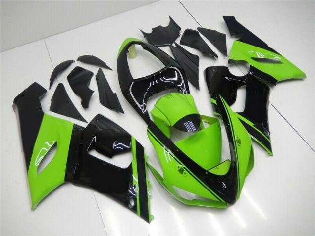 Kit Carenatura Iniezione Kawasaki ZX6R 05-06 - Verde Nero Kit Carenatura Iniezione Kawasaki ZX6R 05-06 - Verde Nero
