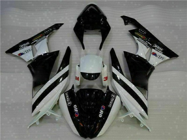 Kit Carenatura Iniezione Kawasaki ZX6R 09-12 - Nero Bianco 3M Touch4 Kit Carenatura Iniezione Kawasaki ZX6R 09-12 - Nero Bianco 3M Touch4
