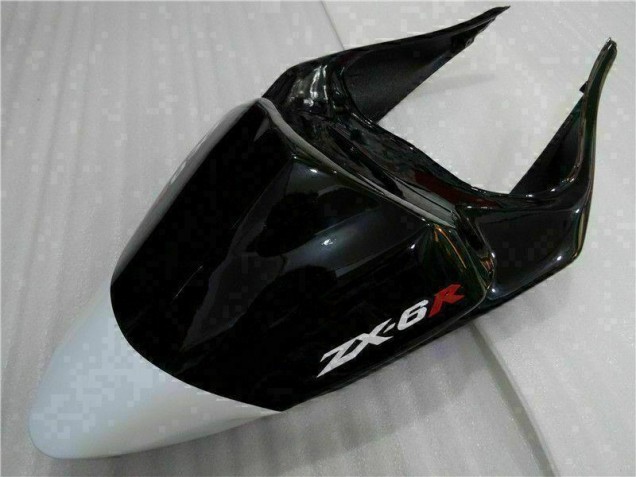 Kit Carenatura Iniezione Kawasaki ZX6R 09-12 - Nero Bianco 3M Touch4 Kit Carenatura Iniezione Kawasaki ZX6R 09-12 - Nero Bianco 3M Touch4