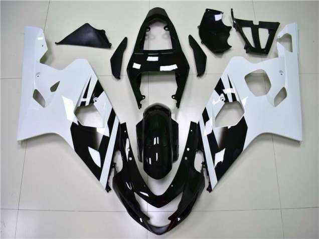 Kit Carenatura Iniezione Suzuki GSXR 600 / 750 K4 04-05 - Bianco Nero Kit Carenatura Iniezione Suzuki GSXR 600 / 750 K4 04-05 - Bianco Nero