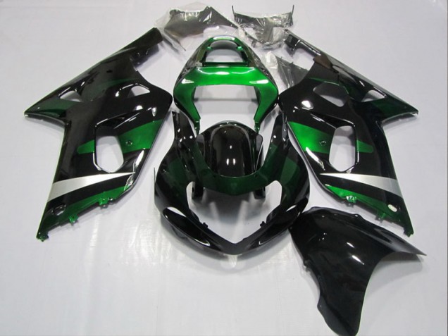 Kit Carenatura Iniezione Suzuki GSXR 600 K1 K2 K3 01-03 - Nero Verde Kit Carenatura Iniezione Suzuki GSXR 600 K1 K2 K3 01-03 - Nero Verde