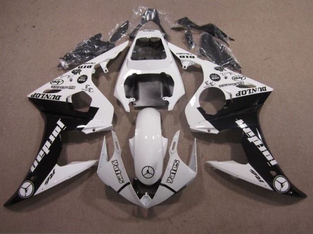 Kit Carenatura Iniezione Yamaha R6 03-05 - Bianco Nero Kit Carenatura Iniezione Yamaha R6 03-05 - Bianco Nero