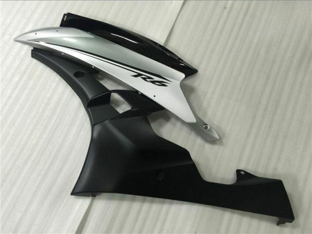 Kit Carenatura Iniezione Yamaha R6 06-07 - Argento Nero Kit Carenatura Iniezione Yamaha R6 06-07 - Argento Nero