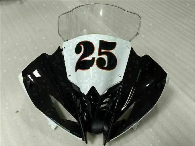 Kit Carenatura Iniezione Yamaha R6 08-16 - Bianco Nero Kit Carenatura Iniezione Yamaha R6 08-16 - Bianco Nero
