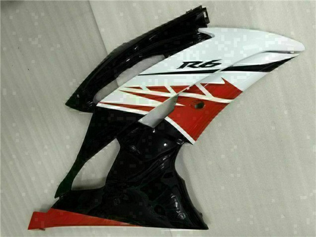 Kit Carenatura Iniezione Yamaha R6 08-16 - Bianco Nero Kit Carenatura Iniezione Yamaha R6 08-16 - Bianco Nero