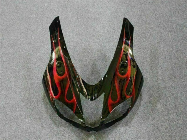 Kit Carenatura Kawasaki ZX6R 07-08 - Nero Rosso Fiamma Kit Carenatura Kawasaki ZX6R 07-08 - Nero Rosso Fiamma