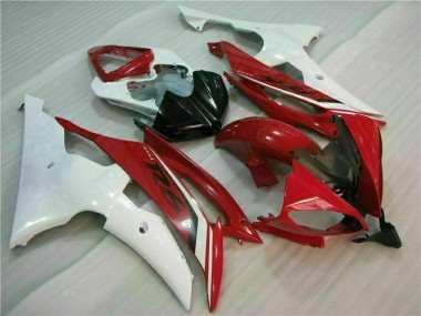 Kit Carenatura Yamaha R6 08-16 - Rosso Bianco
