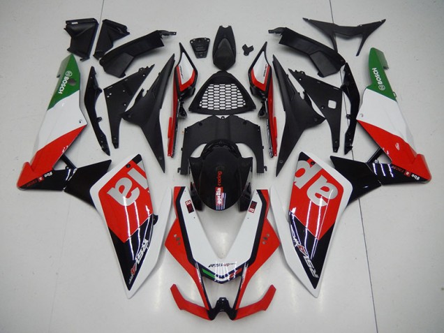 Kit Carene Aprilia RSV4 09-15 - Nero Rosso Kit Carene Aprilia RSV4 09-15 - Nero Rosso