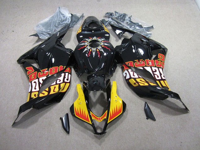 Kit Carene Completa Honda CBR 600 RR 09-12 - Nero Giallo Kit Carene Completa Honda CBR 600 RR 09-12 - Nero Giallo