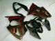 Kit Carene Completa Kawasaki ZX6R 00-02 - Nero Rosso Fiamma Kit Carene Completa Kawasaki ZX6R 00-02 - Nero Rosso Fiamma