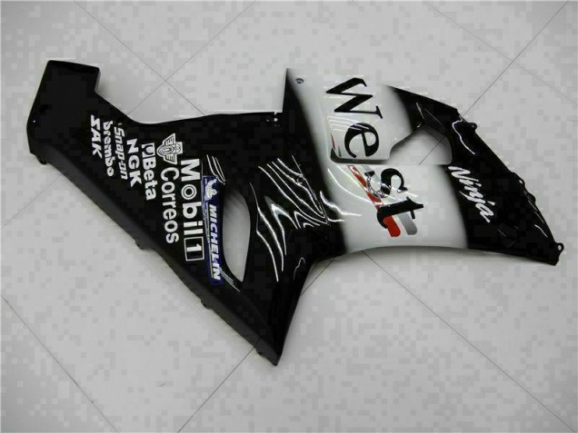 Kit Carene Completa Kawasaki ZX6R 05-06 - Nero Kit Carene Completa Kawasaki ZX6R 05-06 - Nero