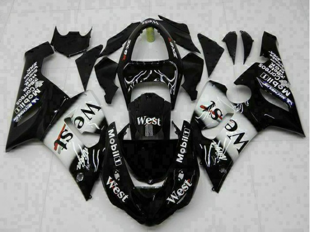 Kit Carene Completa Kawasaki ZX6R 05-06 - Nero Kit Carene Completa Kawasaki ZX6R 05-06 - Nero