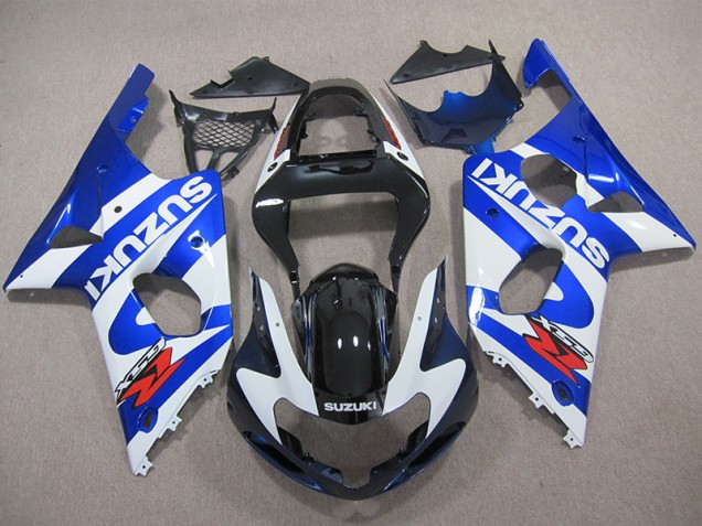 Kit Carene Completa Suzuki GSXR 1000 K1 00-02 - Blu Bianco Decal Kit Carene Completa Suzuki GSXR 1000 K1 00-02 - Blu Bianco Decal