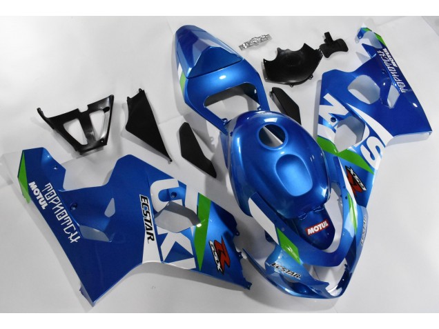 Kit Carene Completa Suzuki GSXR 600 / 750 K4 04-05 - Blu Bianco Kit Carene Completa Suzuki GSXR 600 / 750 K4 04-05 - Blu Bianco