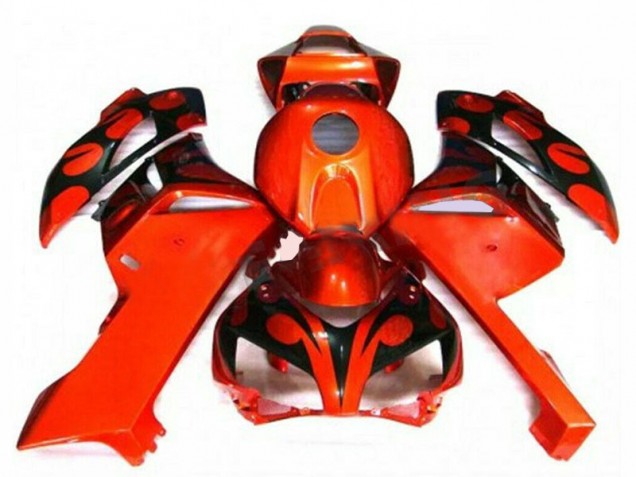 Kit Carene Honda CBR 1000 RR 04-05 - Arancia Nero Kit Carene Honda CBR 1000 RR 04-05 - Arancia Nero