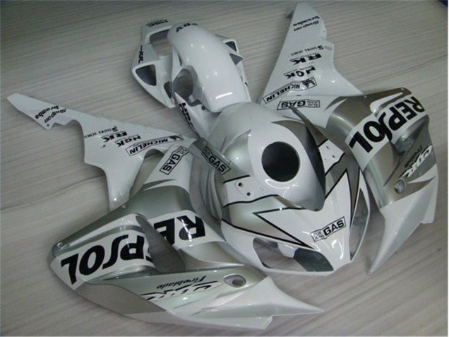 Kit Carene Honda CBR 1000 RR 04-05 - Bianco Argento Nero Repsol Kit Carene Honda CBR 1000 RR 04-05 - Bianco Argento Nero Repsol