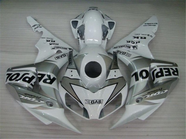 Kit Carene Honda CBR 1000 RR 04-05 - Bianco Argento Nero Repsol Kit Carene Honda CBR 1000 RR 04-05 - Bianco Argento Nero Repsol