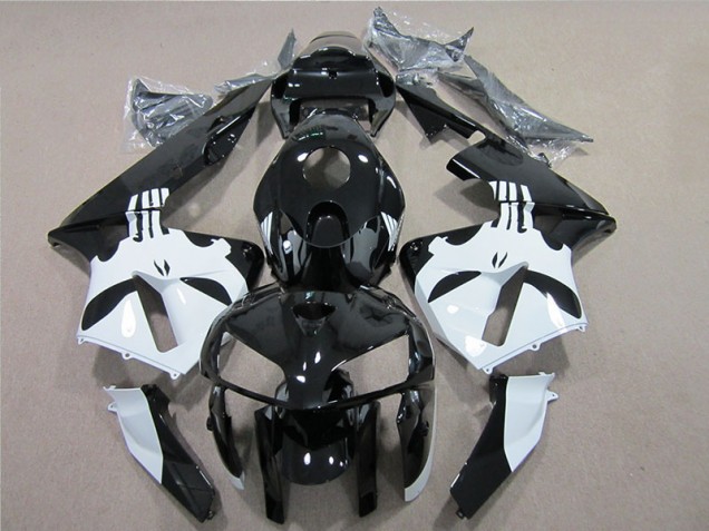 Kit Carene Honda CBR 600 RR 05-06 - Nero Bianco Kit Carene Honda CBR 600 RR 05-06 - Nero Bianco