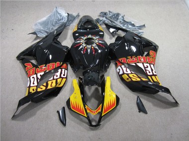 Kit Carene Honda CBR 600 RR 09-12 - Nero Giallo