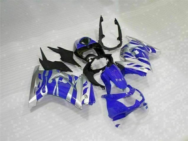 Kit Carene Kawasaki EX250 08-12 - Nero Blu Kit Carene Kawasaki EX250 08-12 - Nero Blu