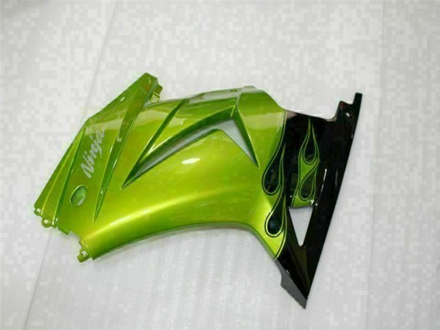 Kit Carene Kawasaki EX250 08-12 - Verde Nero Kit Carene Kawasaki EX250 08-12 - Verde Nero
