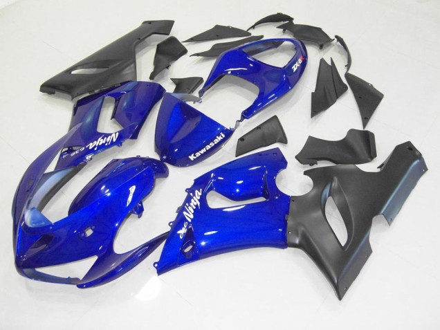 Kit Carene Kawasaki ZX6R 05-06 - Blu Nero Kit Carene Kawasaki ZX6R 05-06 - Blu Nero