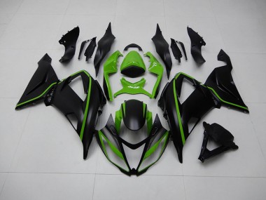 Kit Carene Kawasaki ZX6R 13-18 - Nero Verde