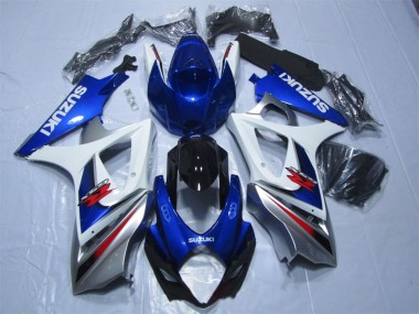 Kit Carene Suzuki GSXR 1000 K7 07-08 - Blu Bianco