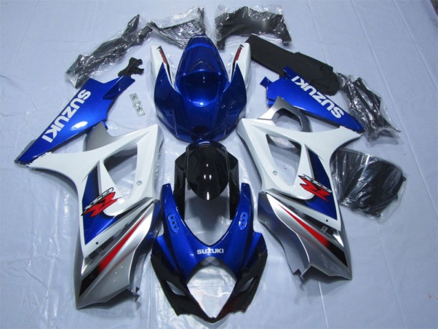 Kit Carene Suzuki GSXR 1000 K7 07-08 - Blu Bianco Kit Carene Suzuki GSXR 1000 K7 07-08 - Blu Bianco