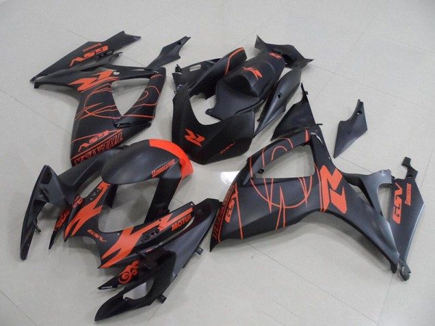 Kit Carene Suzuki GSXR 750 K6 06-07 - Nero Rosso Kit Carene Suzuki GSXR 750 K6 06-07 - Nero Rosso