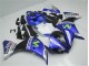 Kit Carene Yamaha R1 12-14 - Blu Bianco Nero Kit Carene Yamaha R1 12-14 - Blu Bianco Nero