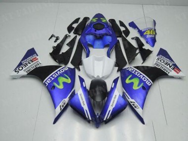 Kit Carene Yamaha R1 12-14 - Blu Bianco Nero