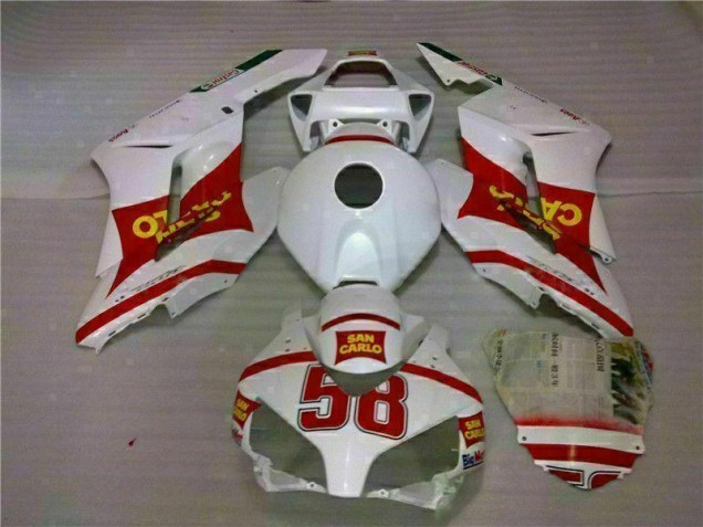 Kit Completo Carenatura ABS Honda CBR 1000 RR 04-05 - Bianco Rosso Kit Completo Carenatura ABS Honda CBR 1000 RR 04-05 - Bianco Rosso