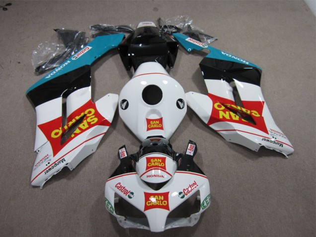 Kit Completo Carenatura ABS Honda CBR 1000 RR 04-05 - San Carlo Castrol Kit Completo Carenatura ABS Honda CBR 1000 RR 04-05 - San Carlo Castrol
