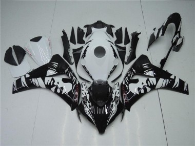Kit Completo Carenatura ABS Honda CBR 1000 RR 08-11 - Nero Bianco