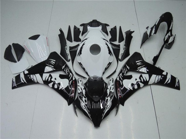 Kit Completo Carenatura ABS Honda CBR 1000 RR 08-11 - Nero Bianco Kit Completo Carenatura ABS Honda CBR 1000 RR 08-11 - Nero Bianco