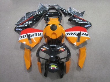 Kit Completo Carenatura ABS Honda CBR 600 RR 05-06 - Arancia Nero Repsol